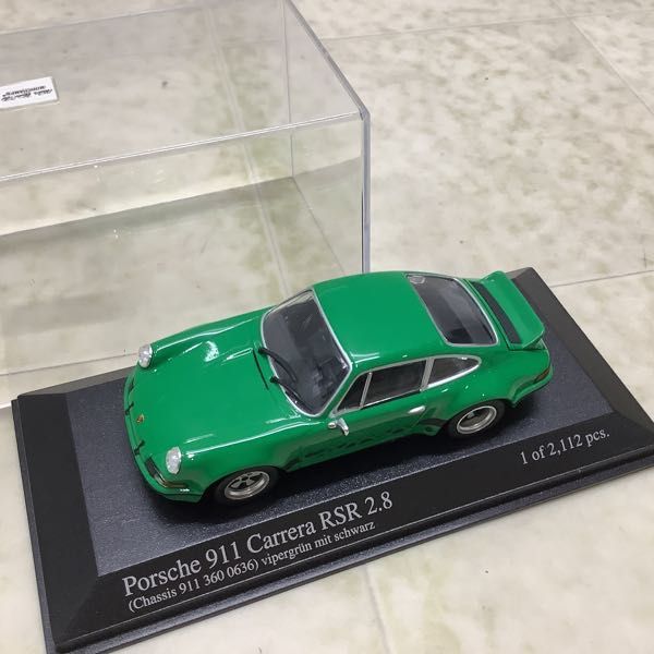 1円〜 ミニチャンプス 1/43 ポルシェ 911 カレラ RSR 2.8 ポルシェ 911 ターボ_画像2