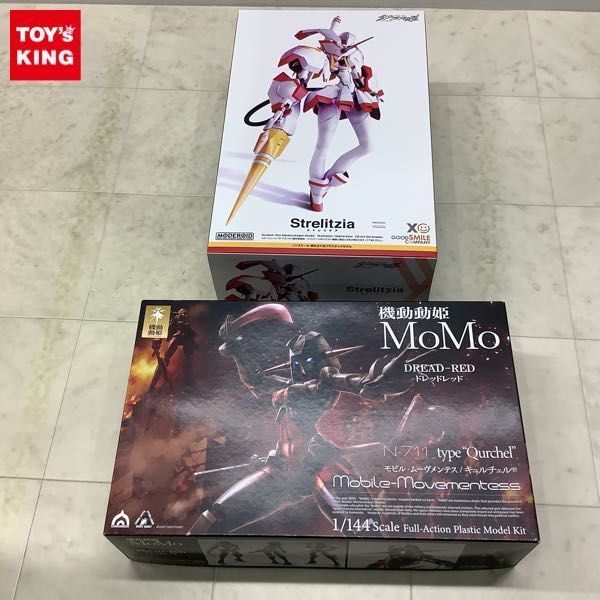 1円〜 グッドスマイルカンパニー等 MODEROID ダーリン・イン・ザ・フランキスXX ストレリチア 1/144 機動動姫 MOMO ドレッドレッド_画像1