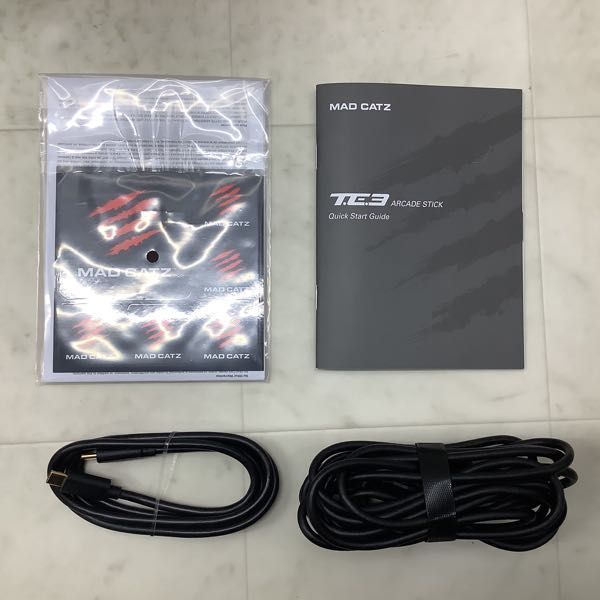 1円〜 MAD CATZ アーケードスティック T.E.3._画像9