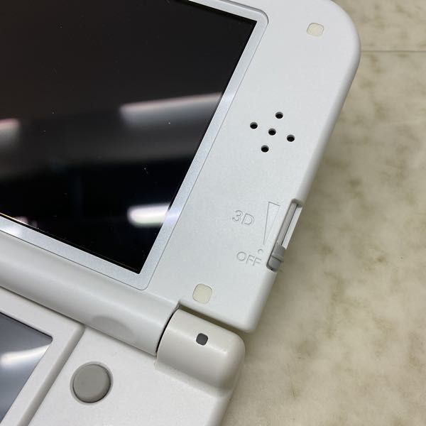 1円〜 欠品 動作確認/初期化済 箱無 newニンテンドー3DS LL RED-001 パールホワイト_画像6