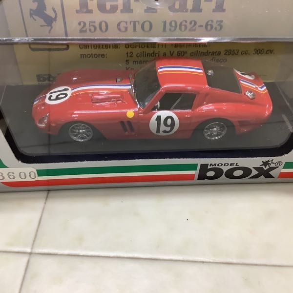 1円〜 BEST MODEL 1/43 フェラーリ860 MONZA NURBURGRING 1956 FANGIO-CASTELOTTI、BOX MODEL 1/43 フェラーリGTO 62他_画像7