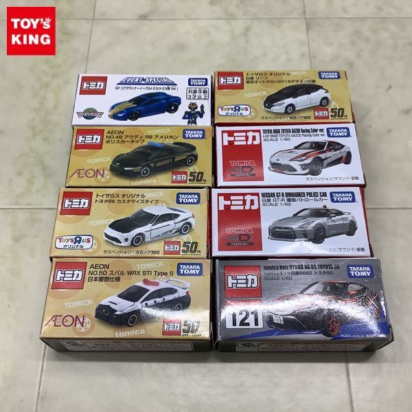 1円〜 訳あり トミカ 日産 GT-R 覆面パトロールカー、tomica ネッツ兵庫86BS トヨタ86 等_画像1