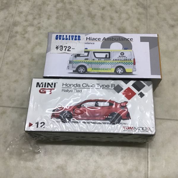 1円〜 MINI GT 等 ホンダ シビック タイプR フェニックス イエロー ランドローバー ディフェンダー 他_画像5