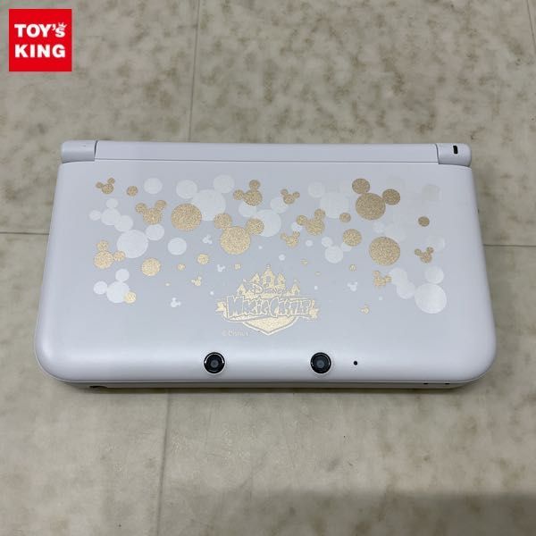 1円〜 動作確認/初期化済 箱無 ニンテンドー3DS LL SPR-001(JPN) 本体 ディズニー マジックキャッスル マイ・ハッピー・ライフ モデル_画像1