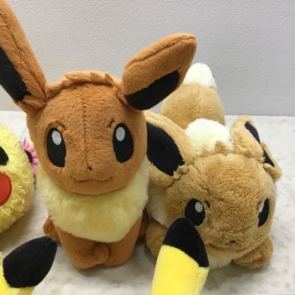 1円〜 ポケットモンスター CAピカチュウ ポケモンストア新千歳空港店ver. イーブイ ぬいぐるみ 他_画像3