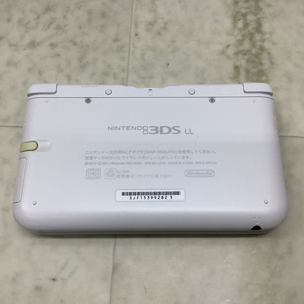 1円〜 動作確認/初期化済 箱無 ニンテンドー3DS LL SPR-001(JPN) 本体 ホワイト_画像3