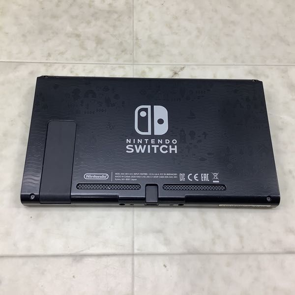 1円〜 欠品 動確/初期化済 ソフトDL不可 Nintendo Switch HAC-001(-01) 本体 あつまれ どうぶつの森 デザインモデル_画像4