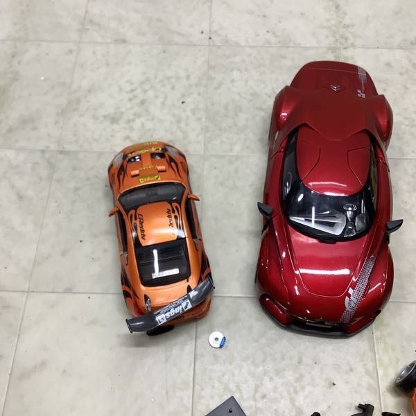 1円〜 訳あり ジャンク HOT WORKS RACING FACTORY 1/24 日産350Z、オートアート 1/18 ランボルギーニ ムルシエラゴ他_画像3