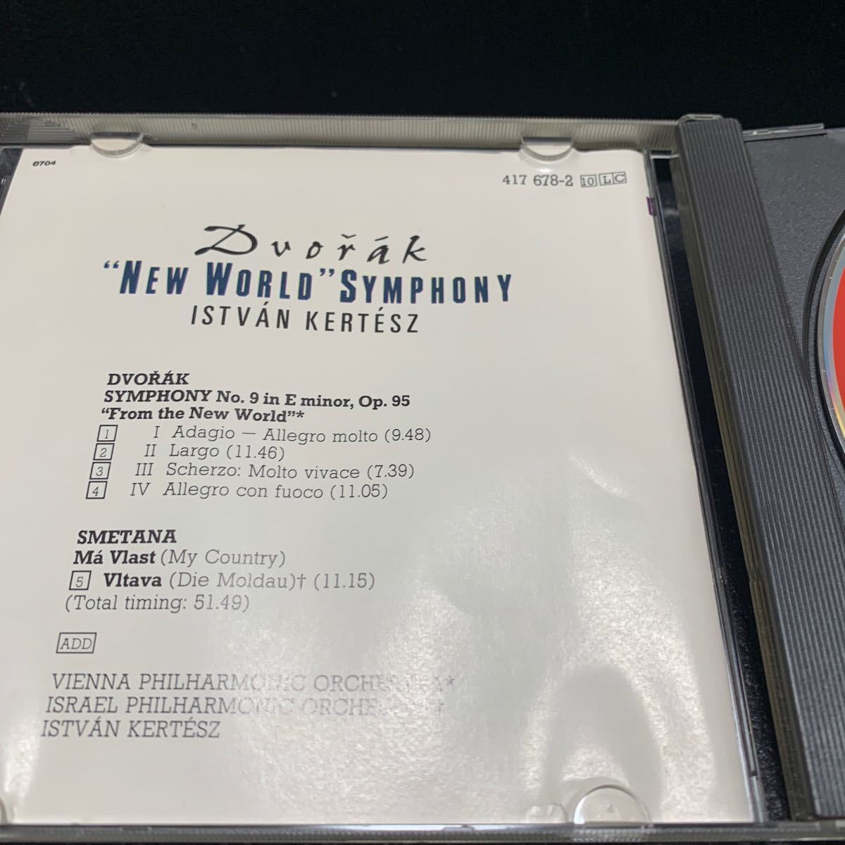 【CD】KERTESZ / DVORAK: NEW WORLD SYMPHONYの画像4