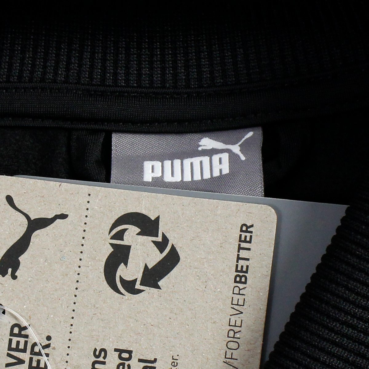 新品 秋冬 PUMA プーマ 裏起毛 パーカー パンツ 上下セット L セットアップ ジャージ トラックスーツ トリコット メンズ 黒 ◆SZ1350A_画像10