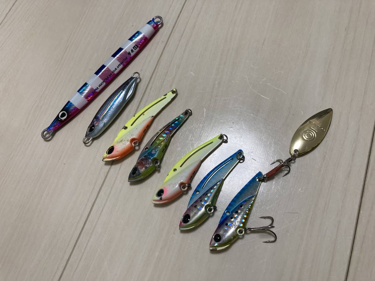 Jackson ジャクソン 鉄板バイブ20g×3 26g 鉄板ブレード20g Duo デュオ ドラッグメタルキャスト30g カルティバ 撃投ジグ65g_画像1