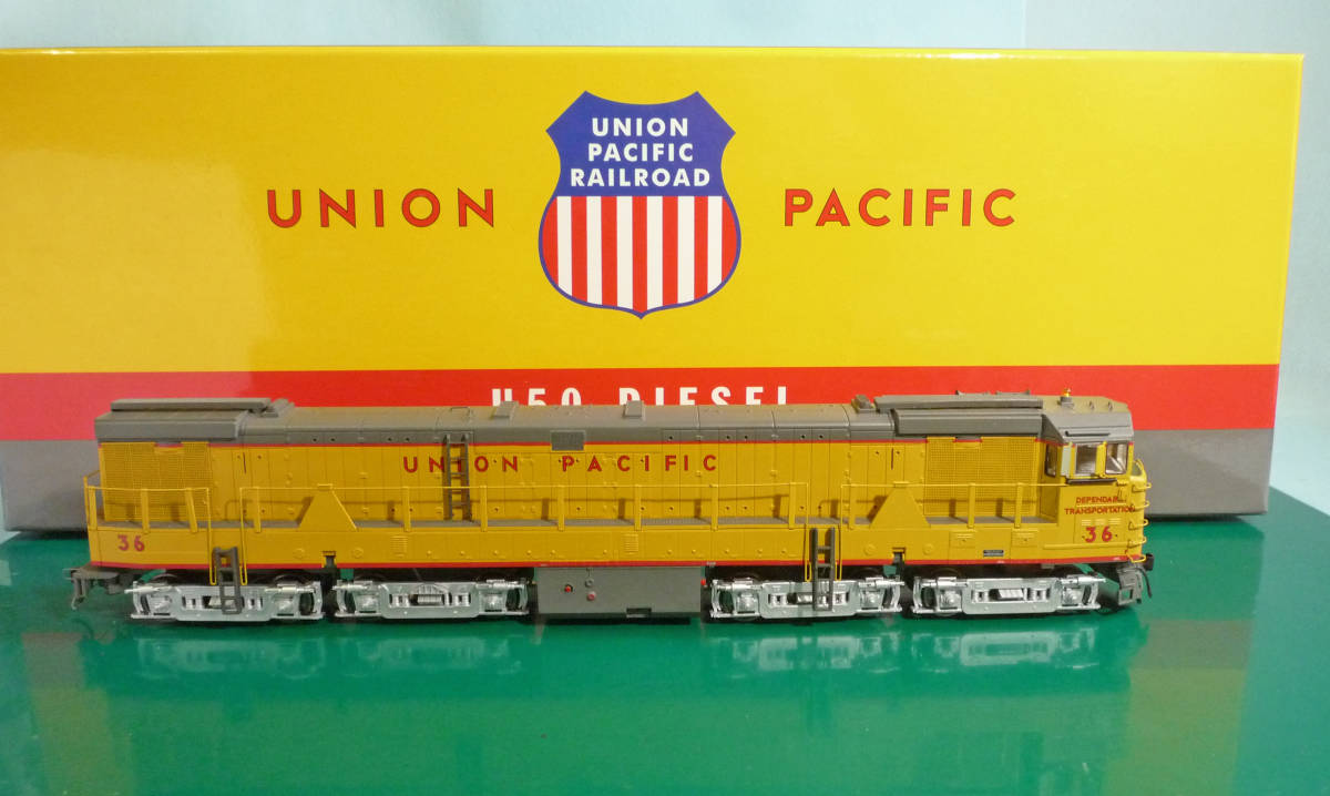 ■HOゲージ「Union Pacific U50 DIESEL #36（動力車）」アサーン製_画像4