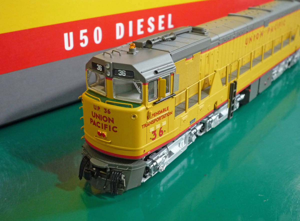 ■HOゲージ「Union Pacific U50 DIESEL #36（動力車）」アサーン製