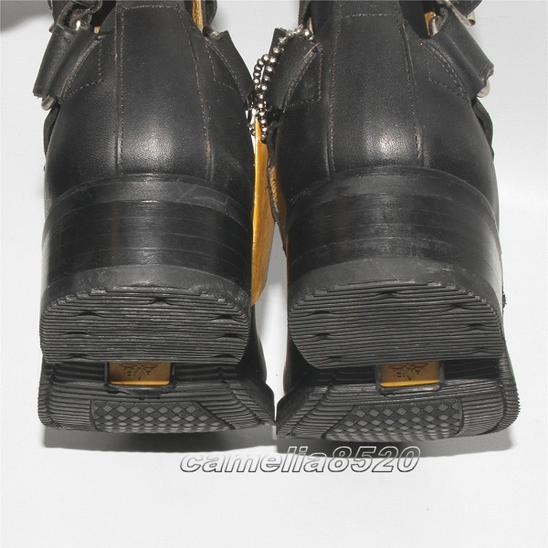 アダムスブーツ ADAM'S BOOTS ジョッパーブーツ ショートブーツ ブラック レザー 本革 39 サイズ 約24cm メキシコ製 未使用品 タグ付き_画像4