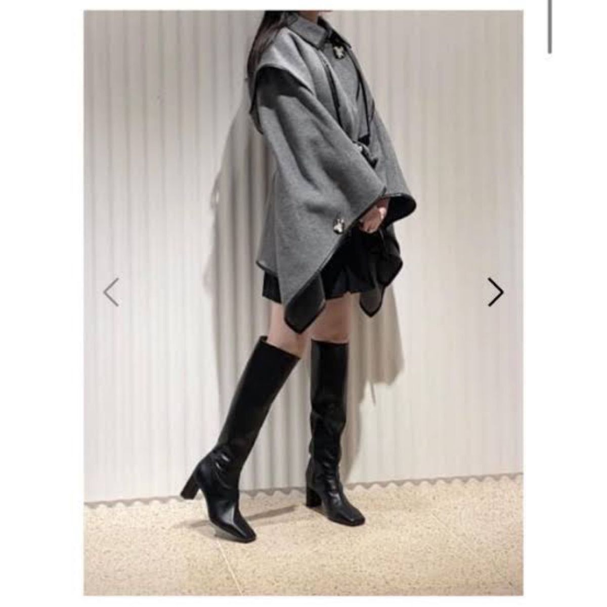 新品タグあり 【SNIDEL×新木優子×sweet】コート ポンチョ GRY 新品タグあり 【SNIDEL×新木優子×sweet】コート ポンチョ GRY