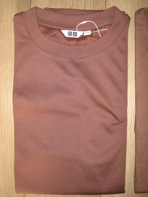 新品　ユニクロ　エアリズムコットンオーバーサイズクルーネックT　5分袖　Tシャツ　2枚　ボーダー_画像2