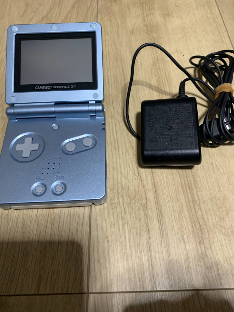 送料無料/新品】 ☆美品☆GBA☆ゲームボーイアドバンスSPパールブルー