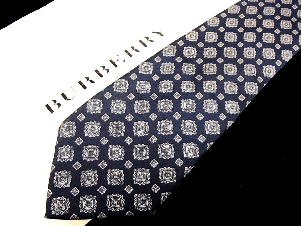 ! now week. bargain sale 980 jpy ~!2460! superior article [BURBERRY] Burberry [ flower design pattern ] necktie!