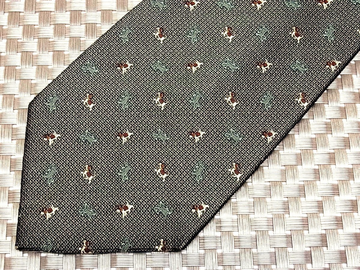 [ stock disposal sale ]* bargain sale *FK5621* Junko Shimada [ embroidery dog .. animal pattern ] necktie *