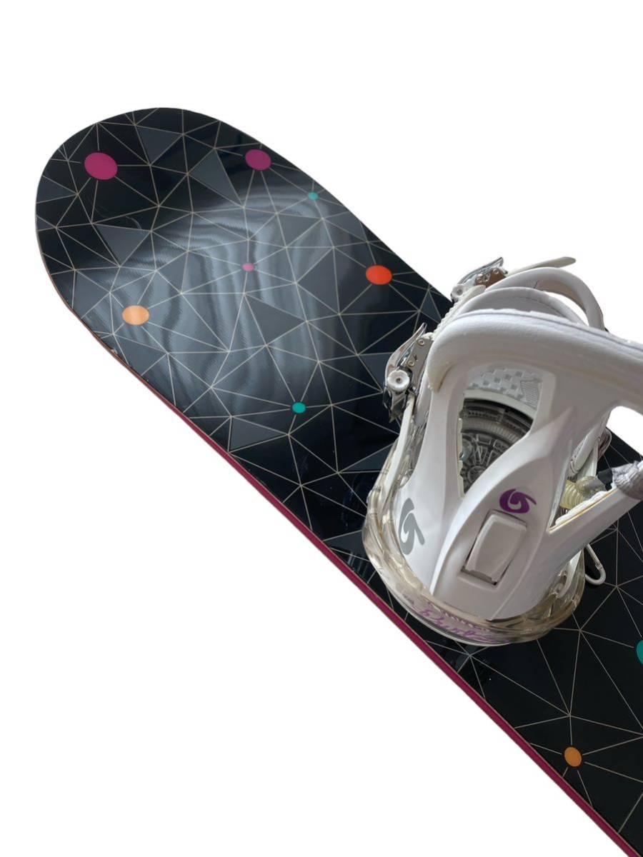 美品 BURTON GENIE 145cm バートン ビンディング付き スノーボードセット 匿名配送 スノーボード オールラウンドモデル_画像2