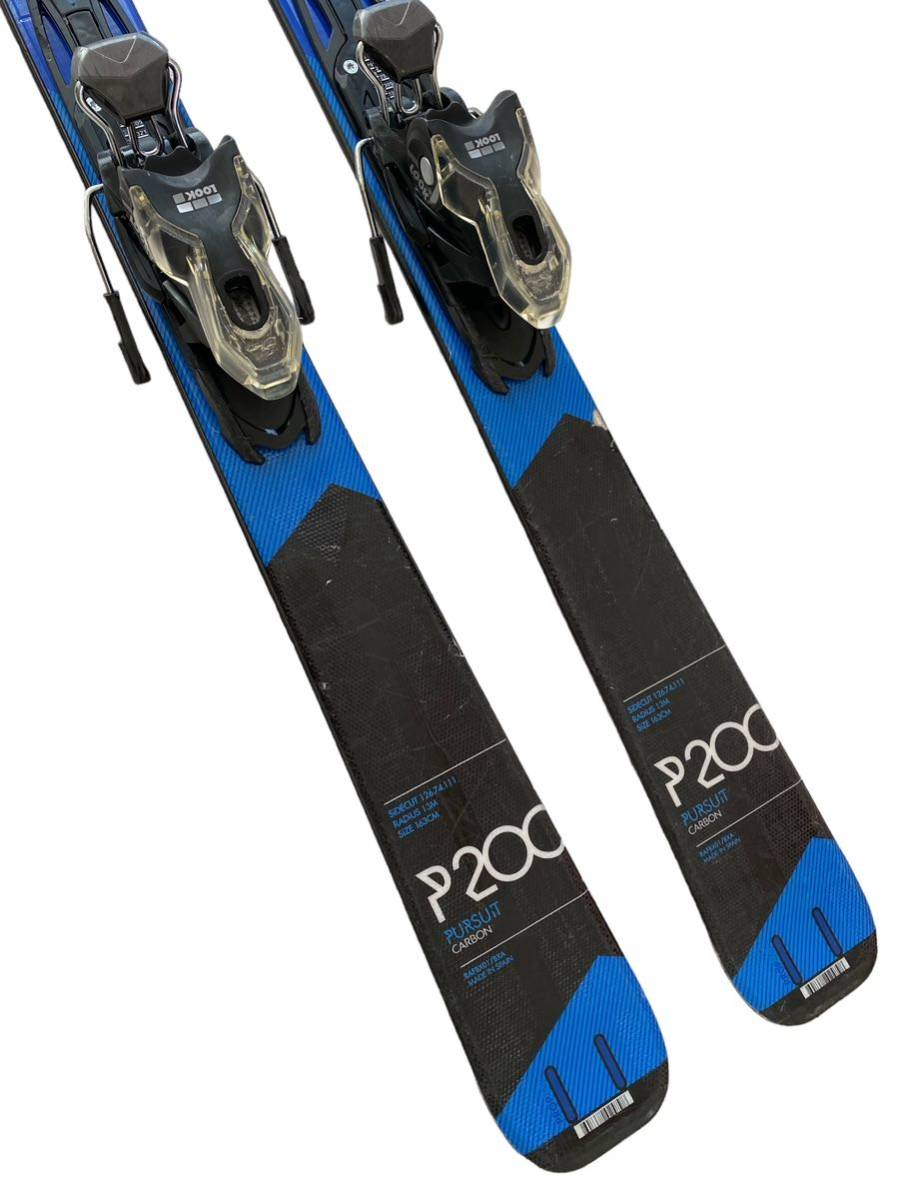 ロシニョール PURSUIIT 163cm パシュート 200 LOOK ビンディング 基礎 スキー カービング_画像5
