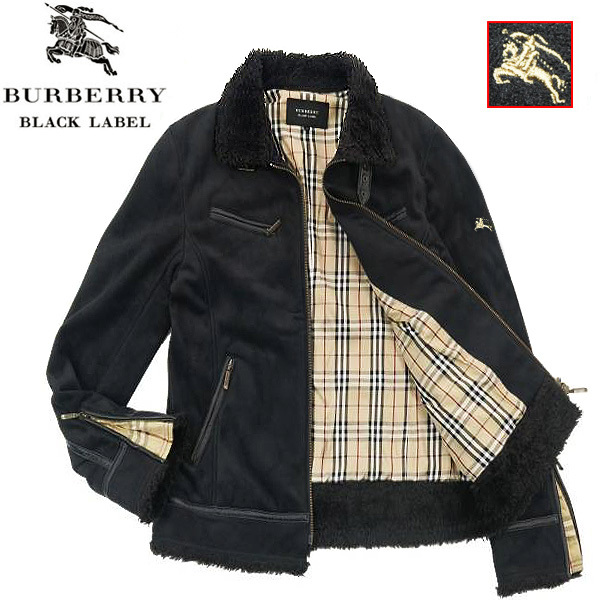 破格値下げ】 BURBERRY BLACK LABEL レザージャケット レザー 