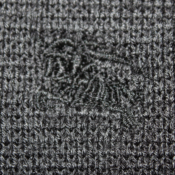 極美品！2(M)バーバリーブラックレーベル ローゲージ 厚手の羊毛ニットジャケット ホース刺繍 ZIPパーカー ブルゾンBURBERRY BLACK LABEL_画像6