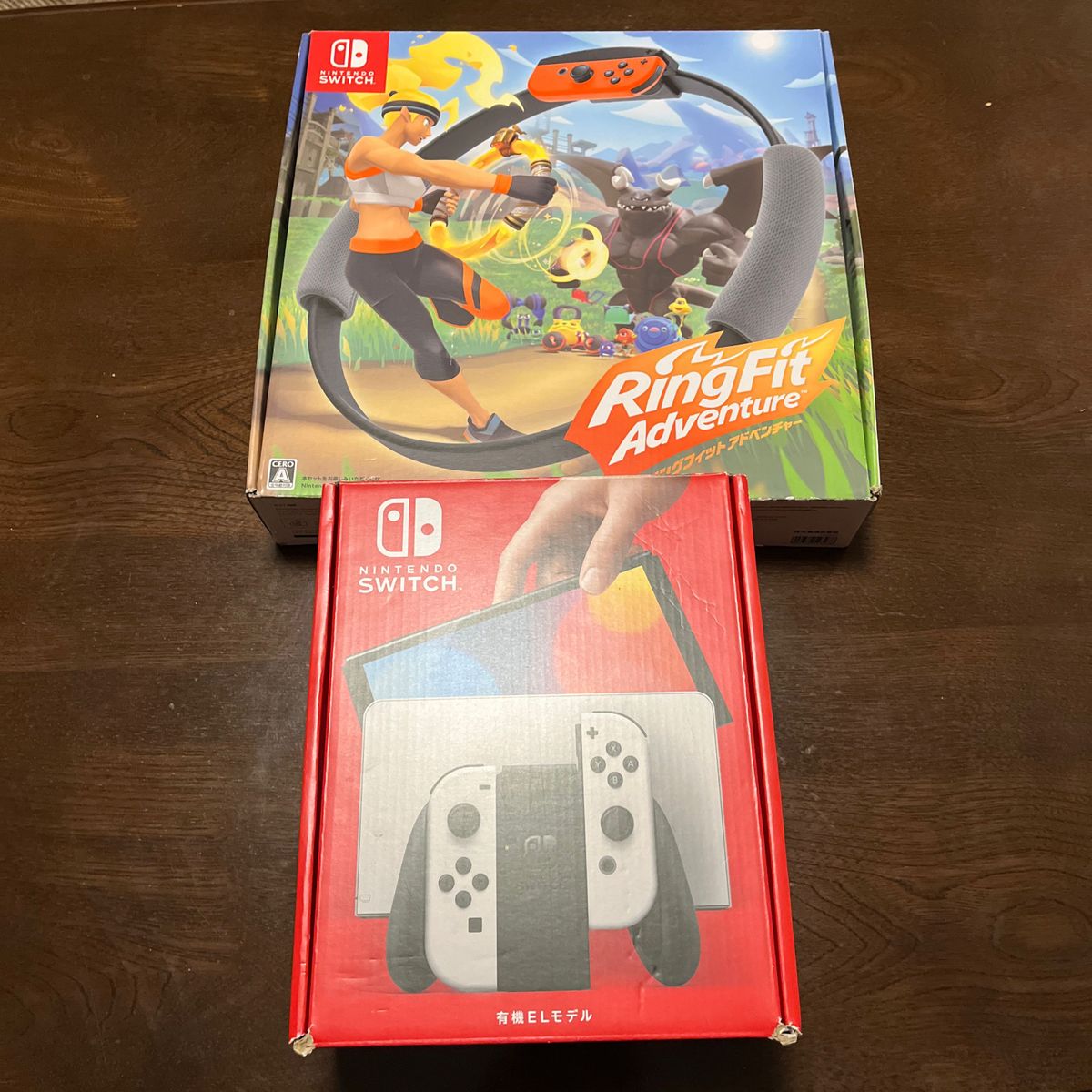 Nintendo Switch ニンテンドースイッチ 有機ELモデル 本体 ホワイト リングフィットアドベンチャー ※動作確認済み