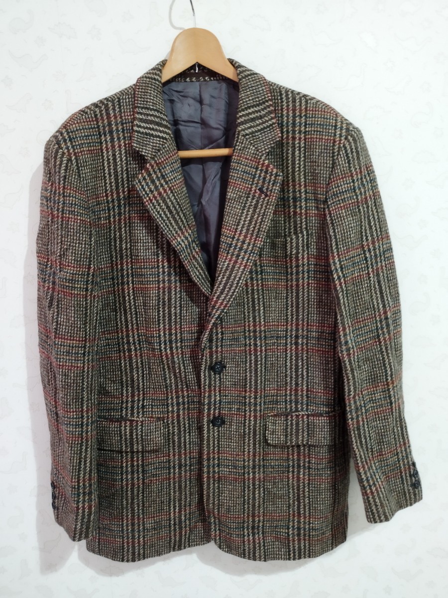 STEPS Harris Tweed ハリスツイード テーラードジャケット スーツジャケット ジャケットの画像1