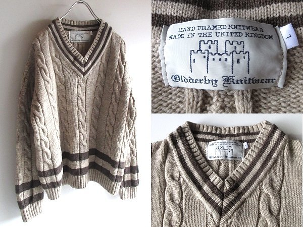 高価値】 厚手ウール オールドダービーニットウェア Knitwear Oldderby