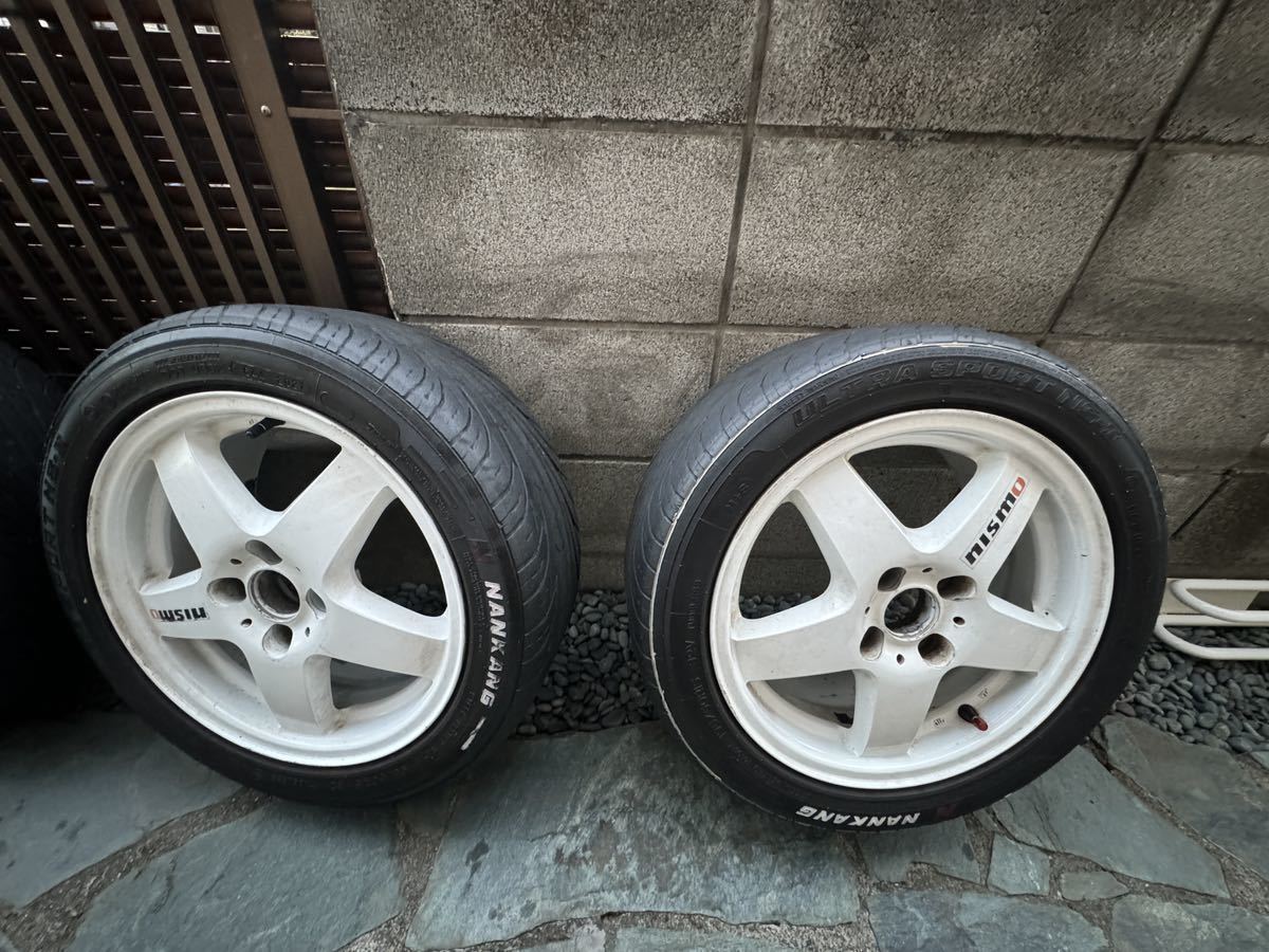 IMPUL WRC 6.5J ＋50 4穴 PCD100 ナンカン ウルトラスポーツNS-2 195/50R15 インパル 12sr k12 マーチ 日産 4本 タイヤホイール_画像2