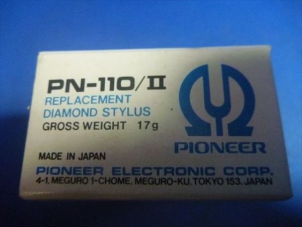 PN-110/Ⅱ pioneer　Pioneer PN-110/Ⅱ　PIONEER パイオニア レコード交換針 PN-110/II_画像1