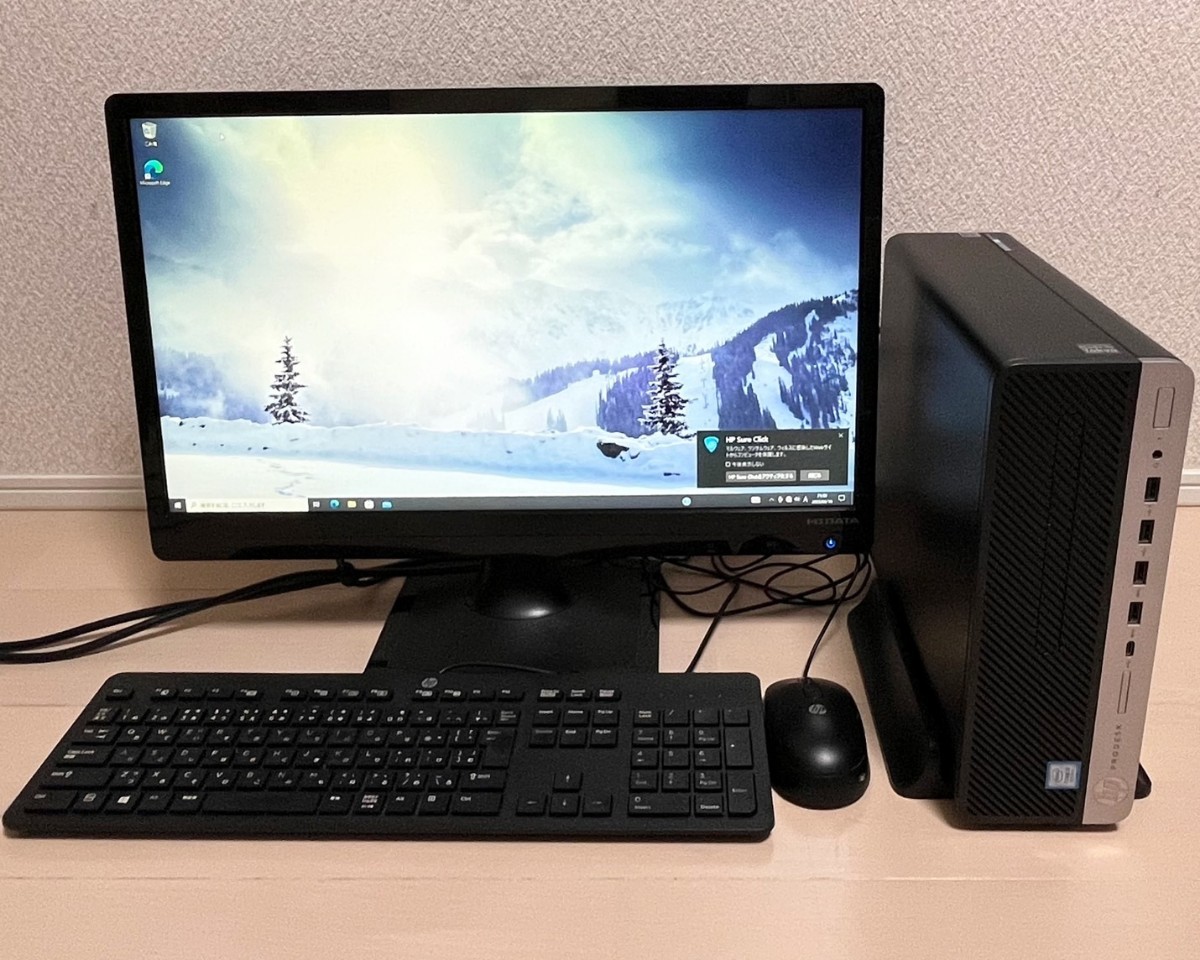 HP デスクトップパソコン ProDesk 600G4SFF Core i3-8100/3.60GHz/4.00GB/HDD500GB/Win10 Pro_画像1