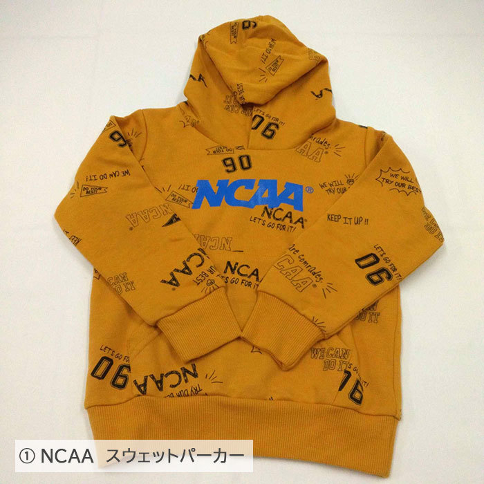 【定価8,690円】NCAA キッズ 長袖Ｔシャツ・トレーナー 冬アイテム 3点セット（Ａ-110cm）【NCAAオフィシャルライセンス】新品値札付き_画像2