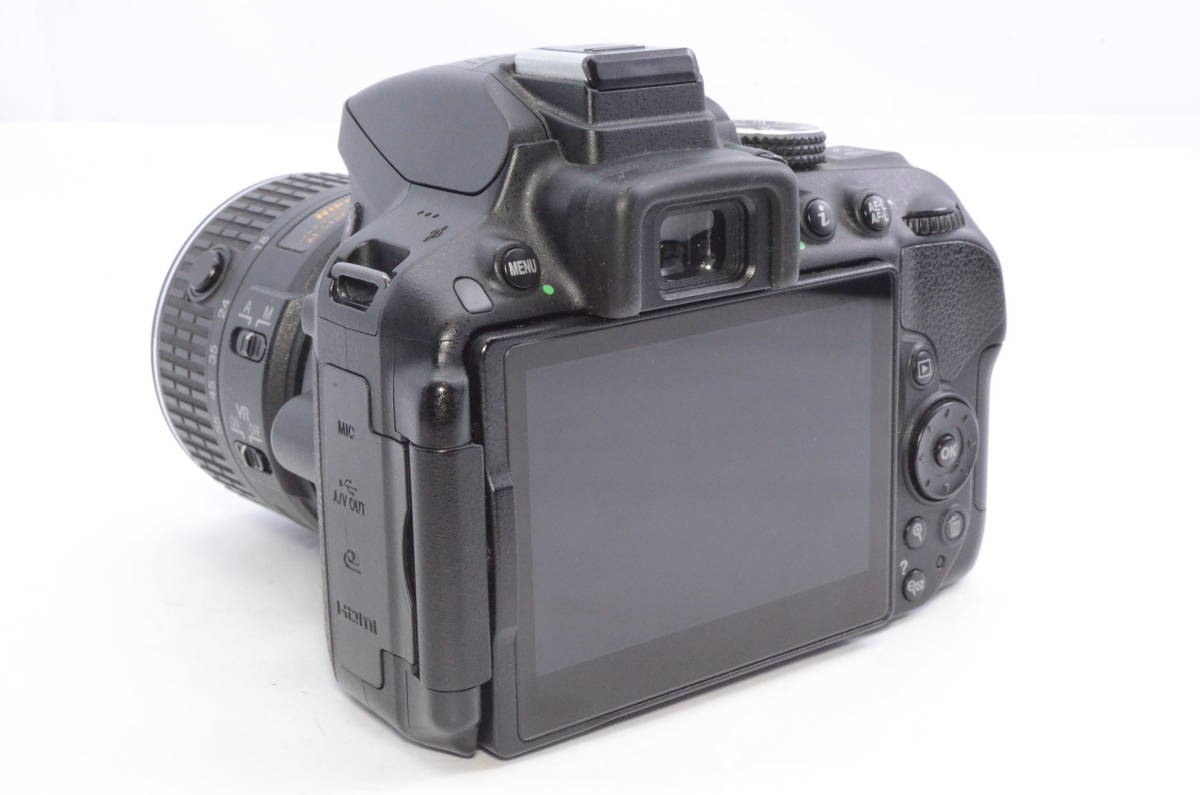 Nikon ニコン D5300 ダブルズームキット ブラック 2400万画素 3.2型液晶 デジタル一眼レフカメラ 11223_画像3