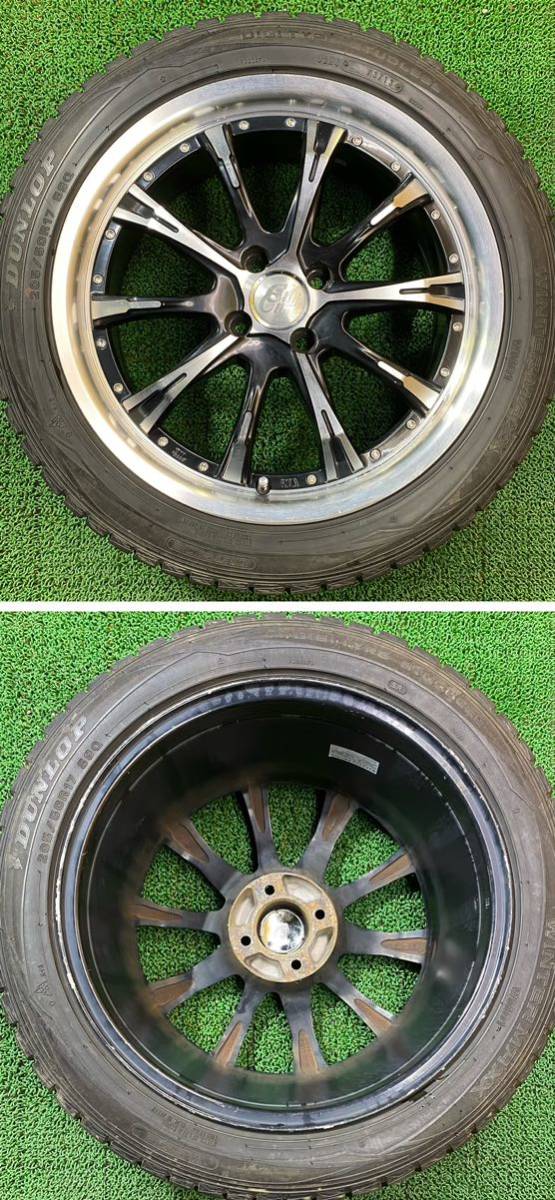 冬用 205/50R17 89Q DUNLOP WINTER MAXX ☆Cliff Climb 【17×7.0J +45 PCD:100×4H ハブ径:67mm】ヴィッツ、アクア、フィット、ノート等に_画像4