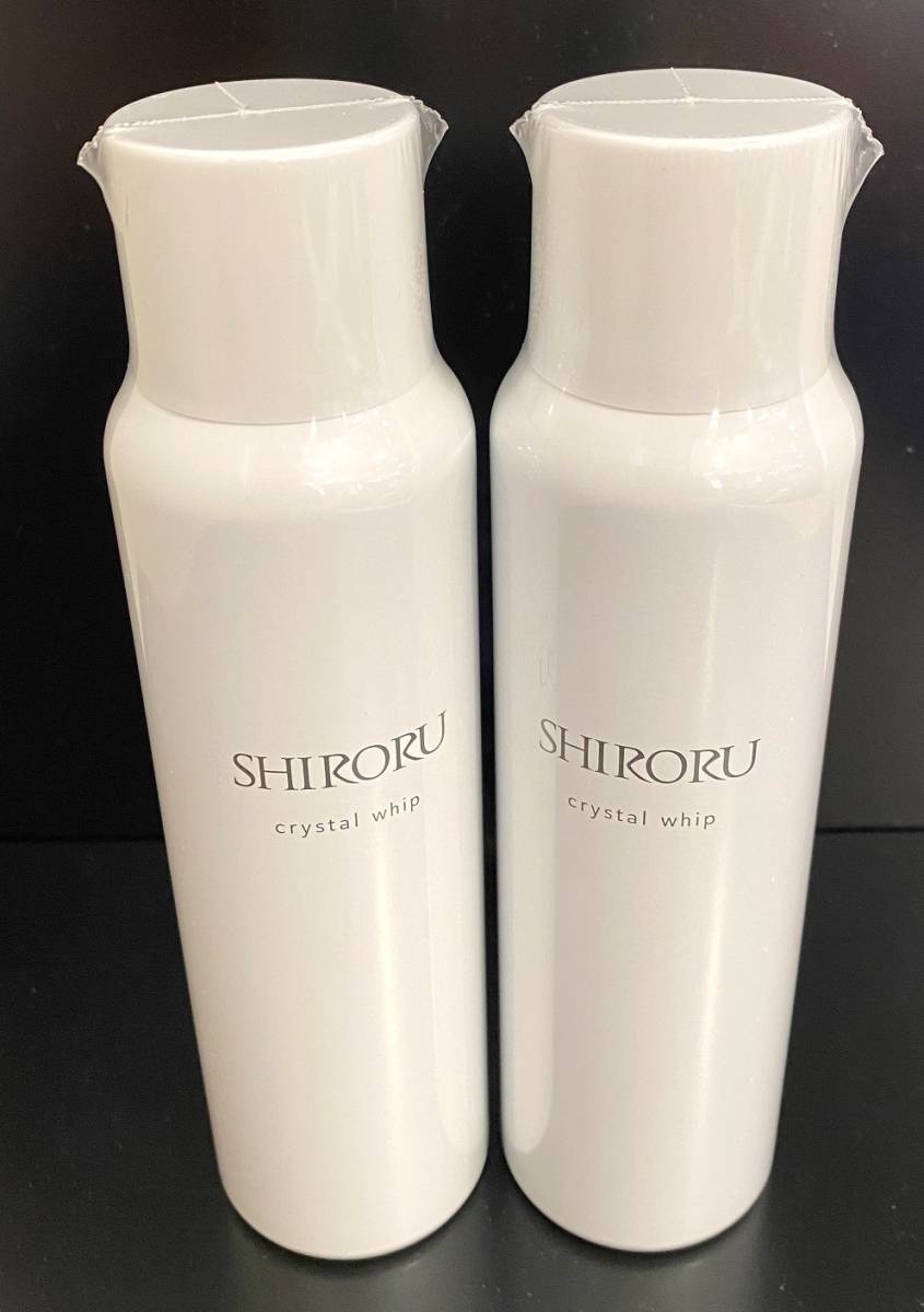 SHIRORU シロル クリスタルホイップ 炭酸洗顔 泡の洗顔料 120ｇ× 2本 ★ 新品未開封★_画像1