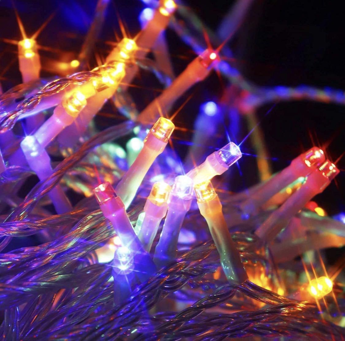 LEDイルミネーションライト 200球20m USB クリスマスライト カラフルの画像4