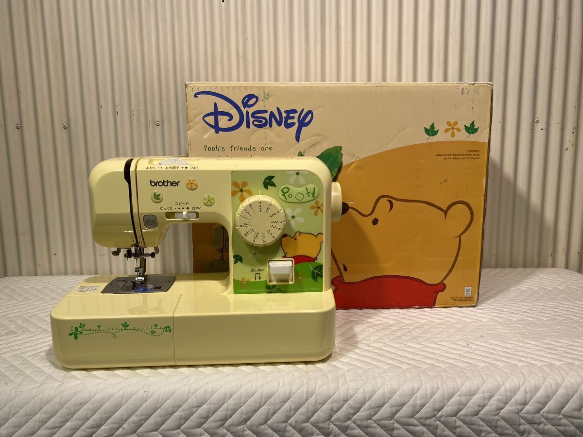 D051402 brother ブラザー ミシン 家庭用 コンパクト 電動 EL117 クマのプーさん pooh_画像8