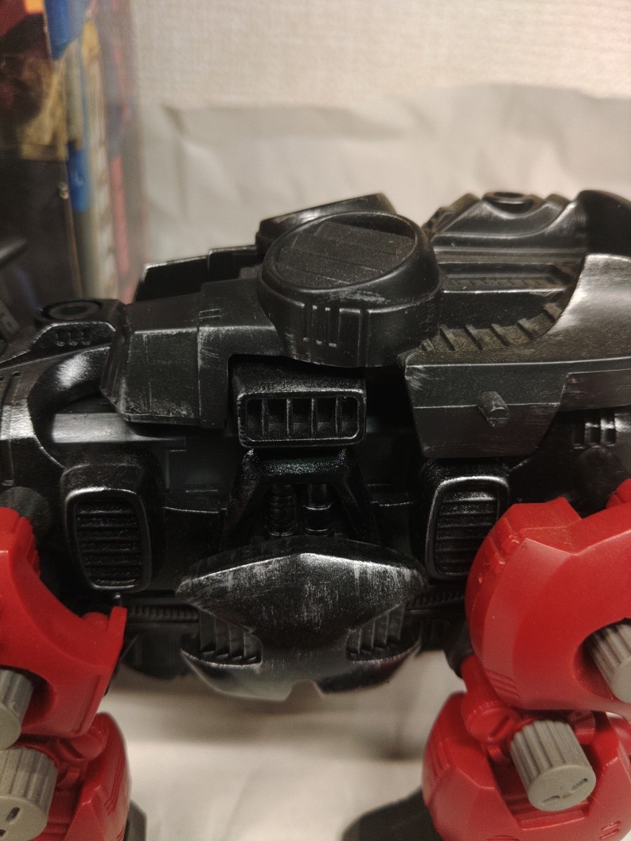 トミー ゾイド TOMY ZOIDS レッドホーン スティラコサウルス型 ビームガトリングセット カスタマイズパーツ ジャンク 動作不動 一部塗装済_画像4