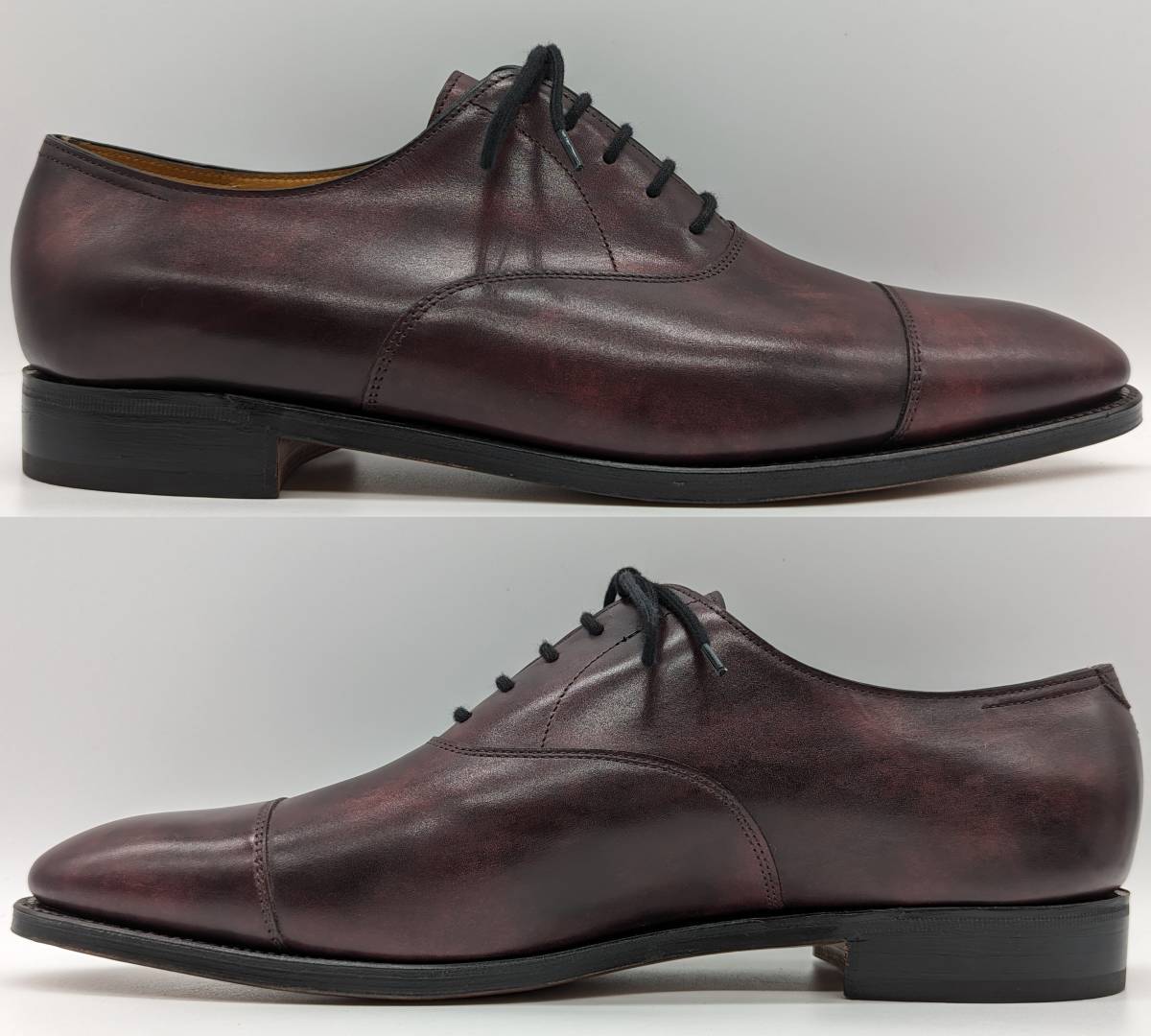 【極美】ジョンロブ ストレートチップ シティ2 サイズ7E【送料無料】JOHNLOBB CITYⅡ キャップトゥ オックスフォード 旧ロゴ ビジネス_画像4