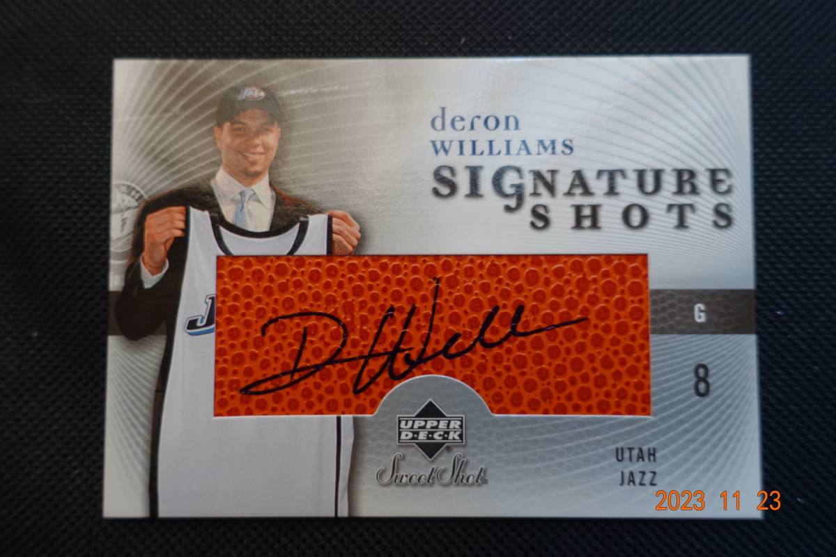 Deron Williams 2005-06 Upper Deck Sweet Shot Signature Shots_画像1