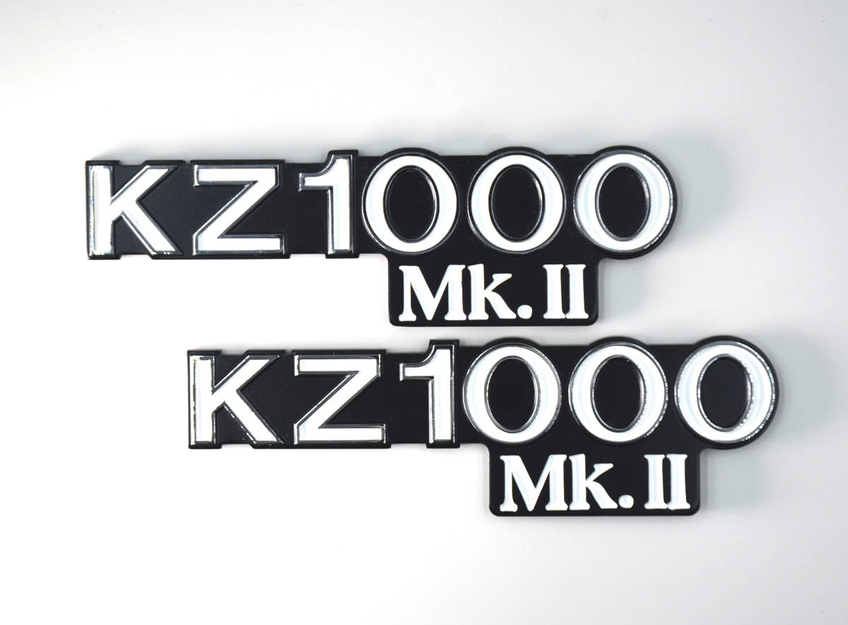 KZ1000 Mk2 サイドカバーエンブレム 送料275円 新品 検/ゼファー400 ゼファー750 KAWASAKI KZ1000 Z1 Z2 MK2 Z1R Z400FX Z550FX 当時 旧車_画像1