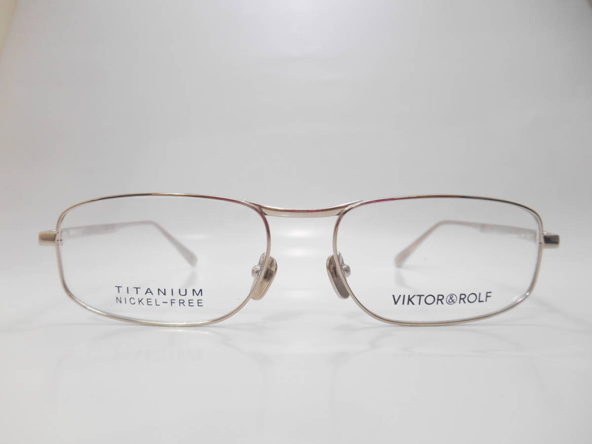 ★即決★ＨＯＹＡブルーライトカットＰＣレンズ付き老眼鏡●VIKTOR＆ROLF／軽量チタンフレーム／シルバー_画像2