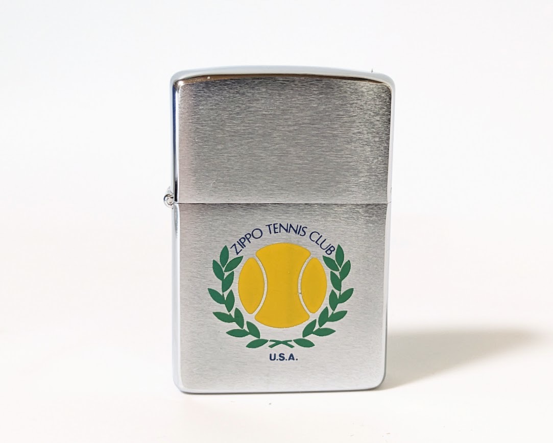 3 ZIPPO ジッポー TENNIS CLUB BRADFORD.PA テニスクラブ バードフォード ヴィンテージ 未使用