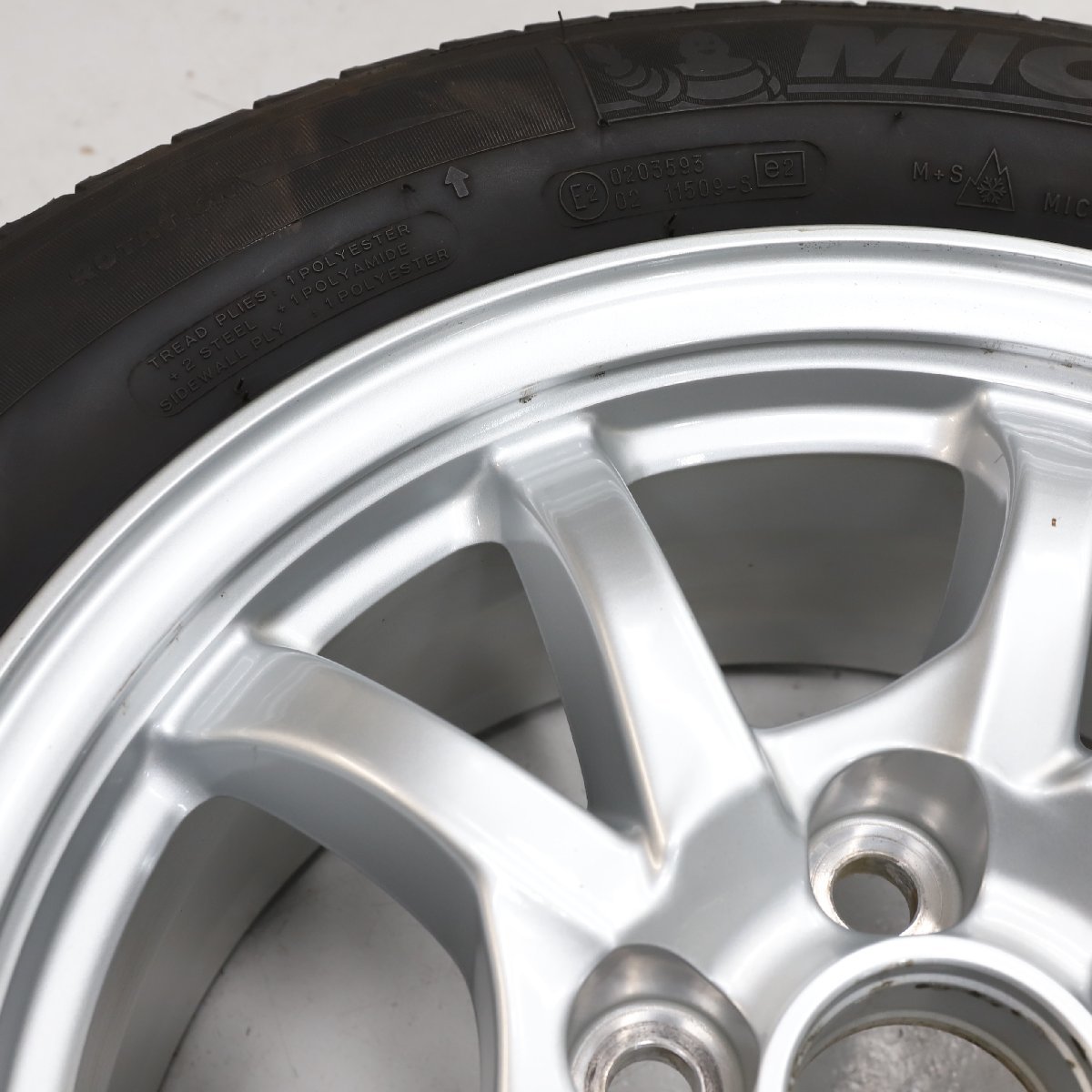 トヨタ プリウスα 純正 16in 6.5J +39 PCD114.3 ダンロップ ミシュラン X-ICE 205/60R16 ノア ヴォクシー SAI_画像5