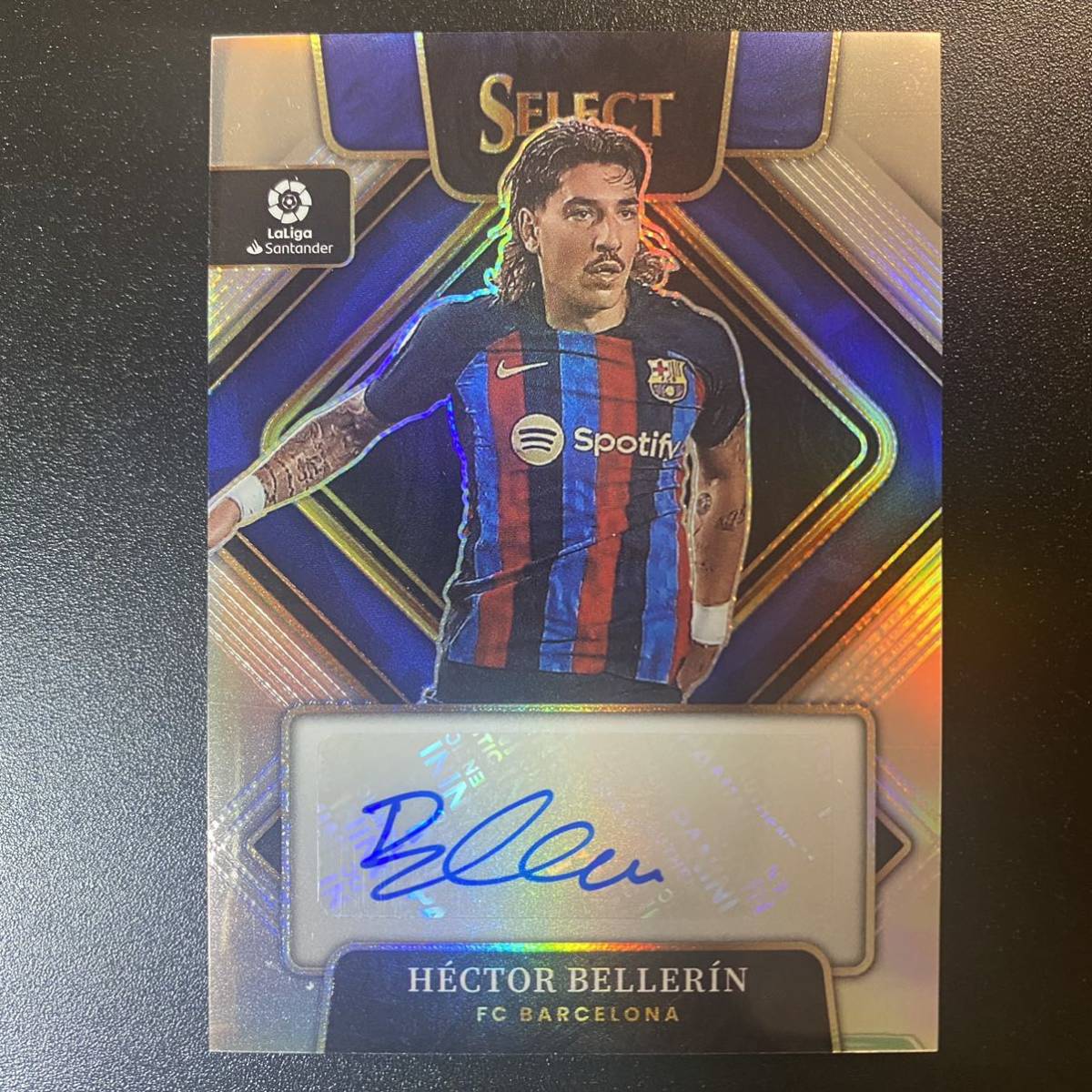 2022-23 Panini Select La Liga Signatures Hector Bellerin Auto 直筆サインカード FCバルセロナ エクトル・ベジェリン_画像1