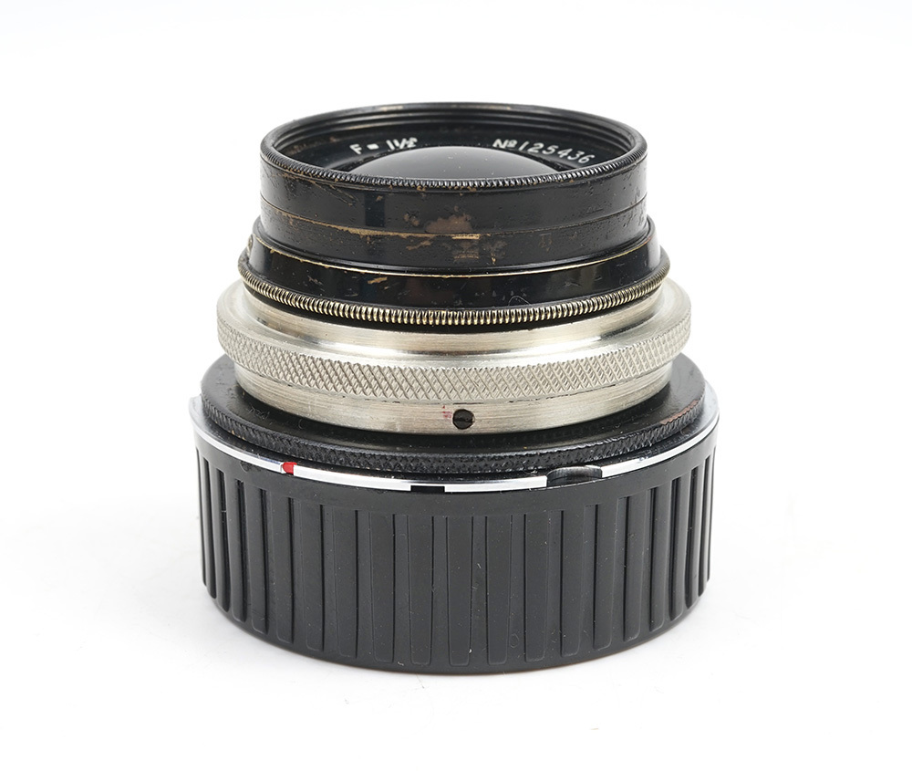 【早期字】Hugo Dallmeyer ヒューゴ ダルメイヤー38mm f1.5 ライカMマウント改造 レンズ_画像4