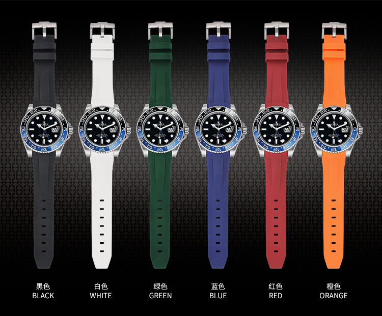 RolexロレックスSubmarinerサブマリーナー116610とGMT MasterIIマスターII 116710、16710に適用 VAGENARIラバー RolexロレックスSubmarinerサブマリーナー116610とGMT MasterIIマスターII 116710、16710に適用 VAGENARIラバー