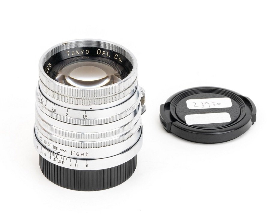 [Красота] Токийский оптический/токийский оптический simlar 50 мм f1.5 5 см Leica L39 Mount Silver Lens #JP23930